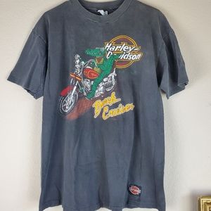 Harley Davidson Black Shirt Size Extra Large New Orleans Beach Cruiser